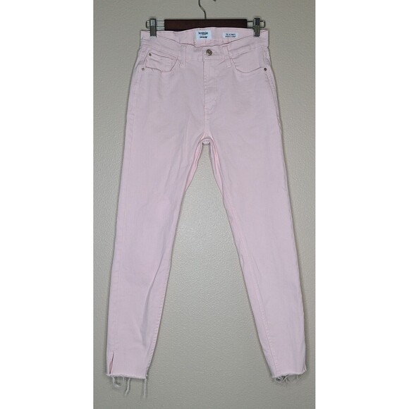 Kensie Vintage Luxe Women's Light Pink Ultimate High Rise Skinny Jeans Size 4/27 - Picture 1 of 6